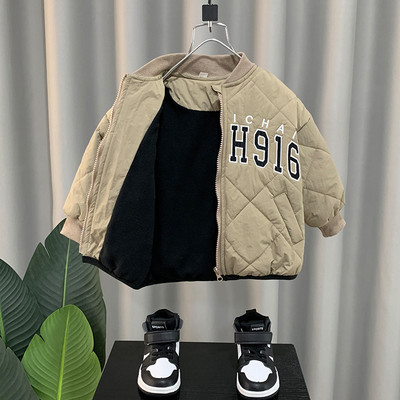 Geaca casual pentru copii cu broderie pentru baieti