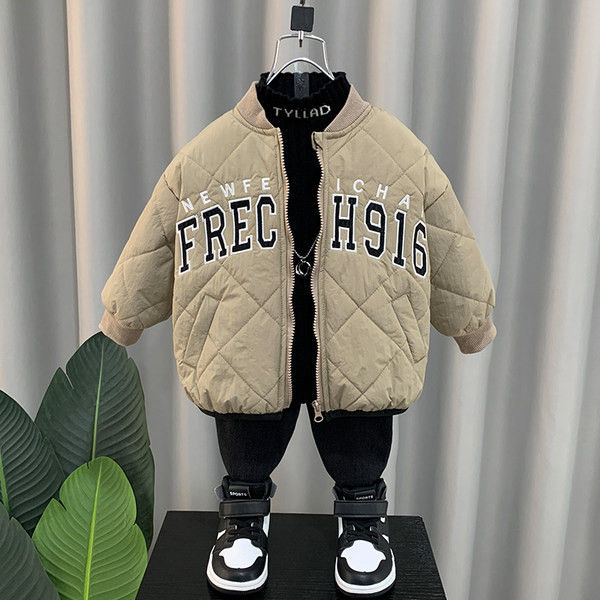 Geaca casual pentru copii cu broderie pentru baieti