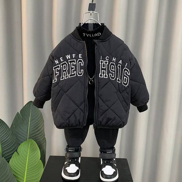 Geaca casual pentru copii cu broderie pentru baieti