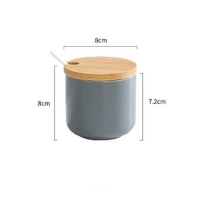 Virtuvinis prieskonių puodų rinkinys prieskonių buteliukas prieskonių dėžutė keraminis prieskonių puodas druskos purtyklė buitinė prieskonių dėžutė prieskonių dėžutė