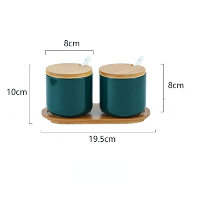 Virtuvinis prieskonių puodų rinkinys prieskonių buteliukas prieskonių dėžutė keraminis prieskonių puodas druskos purtyklė buitinė prieskonių dėžutė prieskonių dėžutė