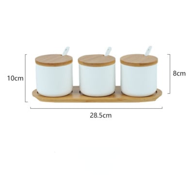 Virtuvinis prieskonių puodų rinkinys prieskonių buteliukas prieskonių dėžutė keraminis prieskonių puodas druskos purtyklė buitinė prieskonių dėžutė prieskonių dėžutė