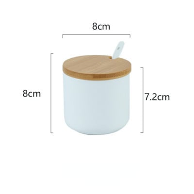 Virtuvinis prieskonių puodų rinkinys prieskonių buteliukas prieskonių dėžutė keraminis prieskonių puodas druskos purtyklė buitinė prieskonių dėžutė prieskonių dėžutė