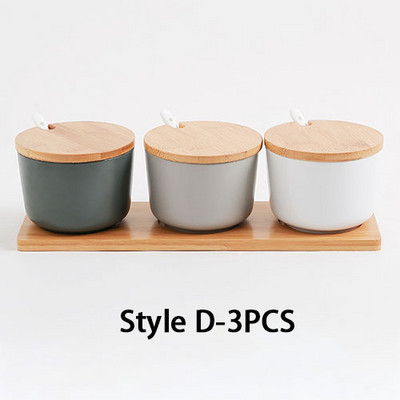 Kuhinjski keramički stalak za začine Solanka i paparnica Staklenke za začine s poklopcem Držač kutije za boce Alati za kuhanje