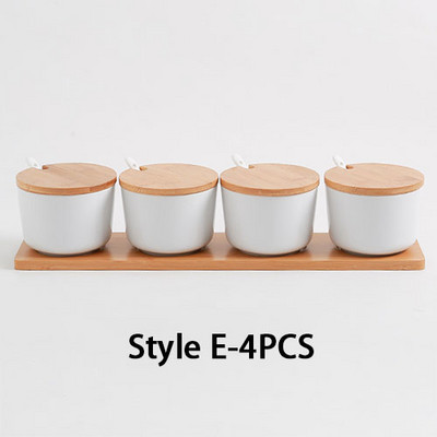 Kuhinjski keramički stalak za začine Solanka i paparnica Staklenke za začine s poklopcem Držač kutije za boce Alati za kuhanje