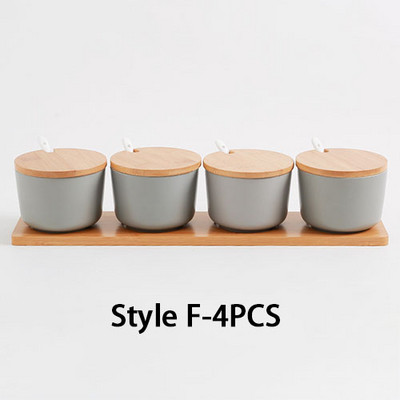 Kuhinjski keramički stalak za začine Solanka i paparnica Staklenke za začine s poklopcem Držač kutije za boce Alati za kuhanje