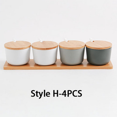 Kuhinjski keramički stalak za začine Solanka i paparnica Staklenke za začine s poklopcem Držač kutije za boce Alati za kuhanje