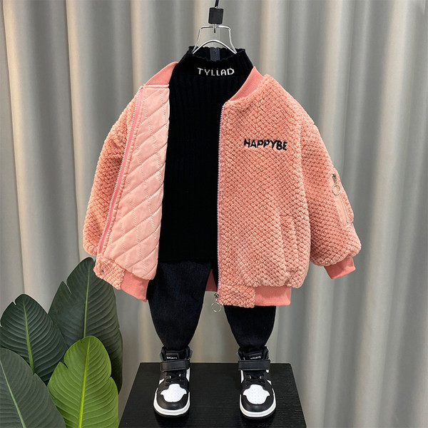 Palton de toamna-primavara pentru baieti cu efect 3D