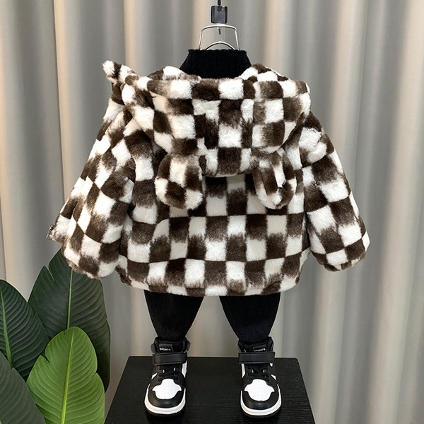 Vaikiška striukė su gobtuvu berniukui