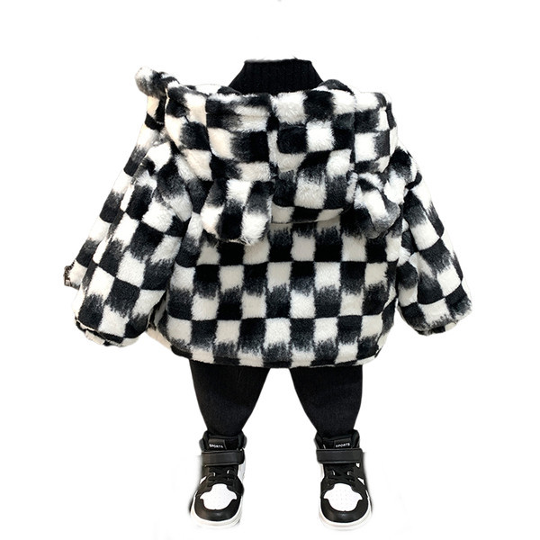 Vaikiška striukė su gobtuvu berniukui