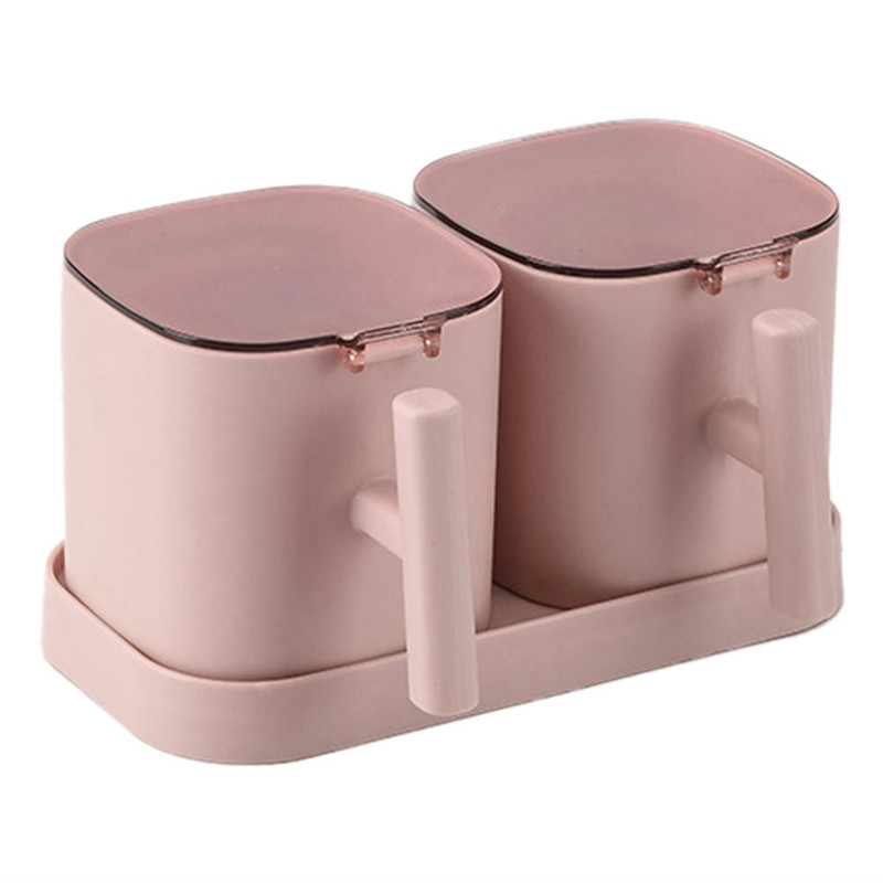 Cutie de condimente Piper Condimente Shaker Sare Organizator Condimente Bucătărie Piliță Condiment Sticle Borcane Recipient cu linguri