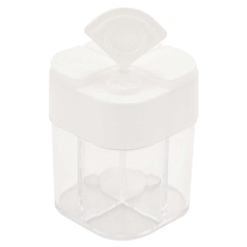 2 recipiente pentru condimente, 4 borcane de condimente cu grilă, cutie de sare de călătorie pentru grătar pentru picnic de bucătărie, pentru grătar cu friptură de salată, etc.