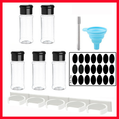 5/10/15/20 buc Borcane pentru condimente Agitator de sare și piper Borcan de condimente Organizator de condimente din plastic Gratar Condiment Instrument de bucătărie