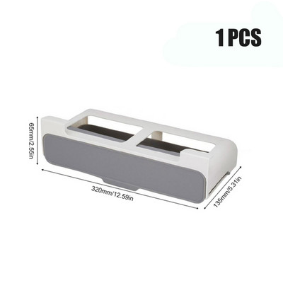 Virtuvės lipni prieskonių laikymo lentynėlė Prieskonių butelių laikymo lentyna po stalčiumi Paslėpta virtuvės reikmenų saugykla