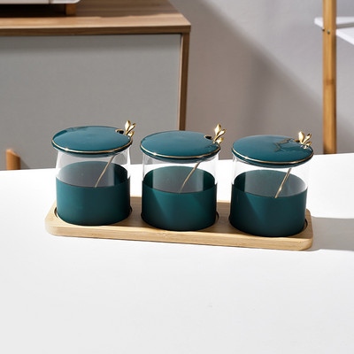 Kūrybinės moliūgo formos stiklinis prieskonių indelis Cukraus druskos indelis virtuvės reikmenys Prieskonių dėžutė Pipirų Pipirų dėžutė Kavos pupelių Užkandžių laikymas