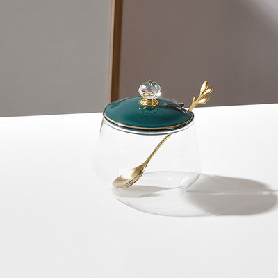 Kūrybinės moliūgo formos stiklinis prieskonių indelis Cukraus druskos indelis virtuvės reikmenys Prieskonių dėžutė Pipirų Pipirų dėžutė Kavos pupelių Užkandžių laikymas