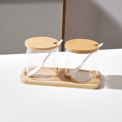 Kūrybinės moliūgo formos stiklinis prieskonių indelis Cukraus druskos indelis virtuvės reikmenys Prieskonių dėžutė Pipirų Pipirų dėžutė Kavos pupelių Užkandžių laikymas