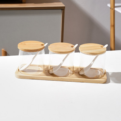 Kūrybinės moliūgo formos stiklinis prieskonių indelis Cukraus druskos indelis virtuvės reikmenys Prieskonių dėžutė Pipirų Pipirų dėžutė Kavos pupelių Užkandžių laikymas