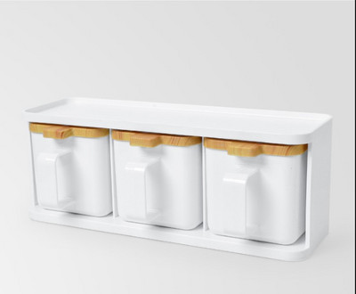 Fűszerüveg fűszeres doboz műanyag só bors konyha köménypor tároló üveg átlátszó állvány fűszerkészlet eszközök