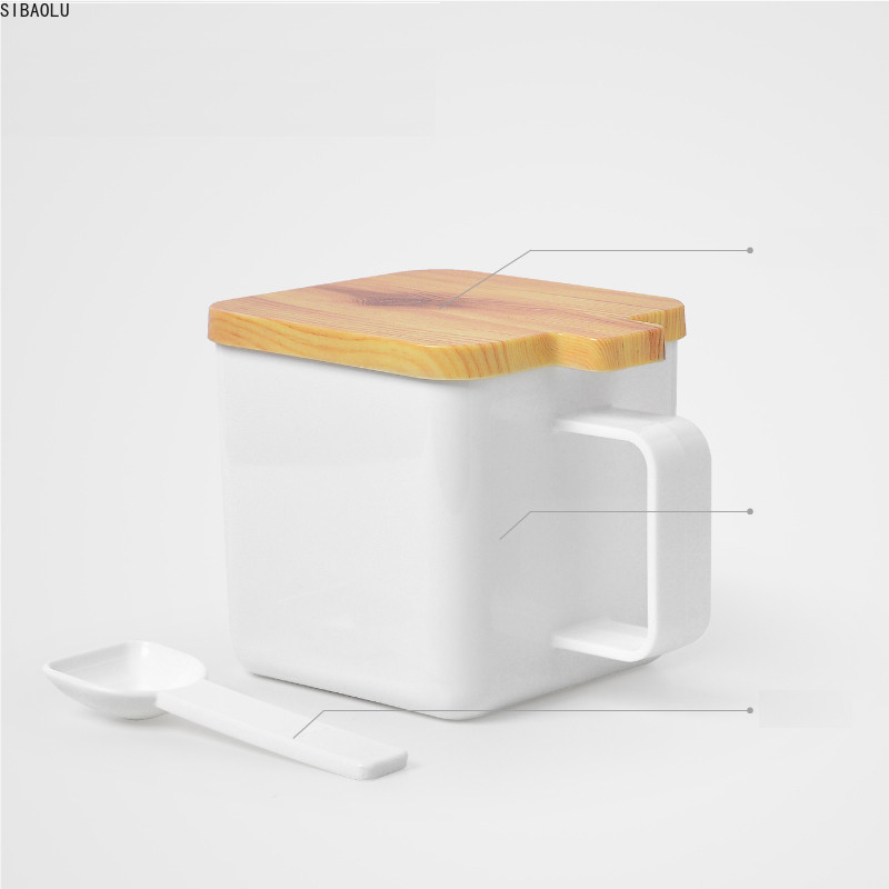 Fűszerüveg fűszeres doboz műanyag só bors konyha köménypor tároló üveg átlátszó állvány fűszerkészlet eszközök