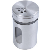 Rozsdamentes acél liszt szitáló csésze sütőcukor só bors gyógynövény shaker tégely fogpiszkáló tároló palack