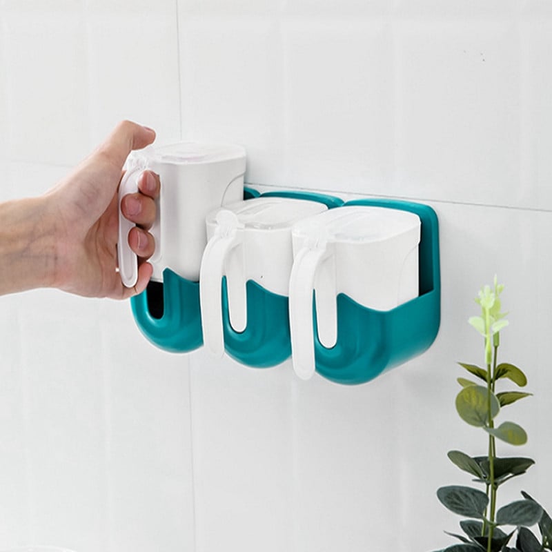 Prie sienos montuojamas prieskonių laikymo dėžutės druskos indas su šaukštu virtuvės prieskonių laikymo talpa