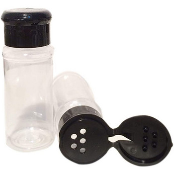 SHGO HOT-20Pcs/Σετ 100Ml Μπαχαρικά Αλάτι Πιπέρι Αναδευτήρες Μαύρο Μπουκάλι Μπουκάλι πιπεριού Μπουκάλι Μπάρμπεκιου Καρυκεύματα Κουζίνα Gadget