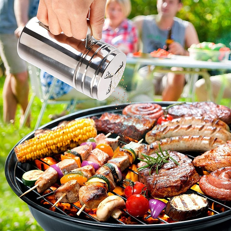 Sticle de condimente cu mâner 3 buc. Agitator de condimente Sticla de condimente multifuncțională cu capac rotativ pentru gătit Gadget-uri pentru grătar