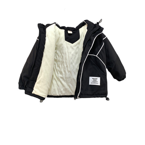 Geaca de copii pentru baieti cu gluga - in doua culori