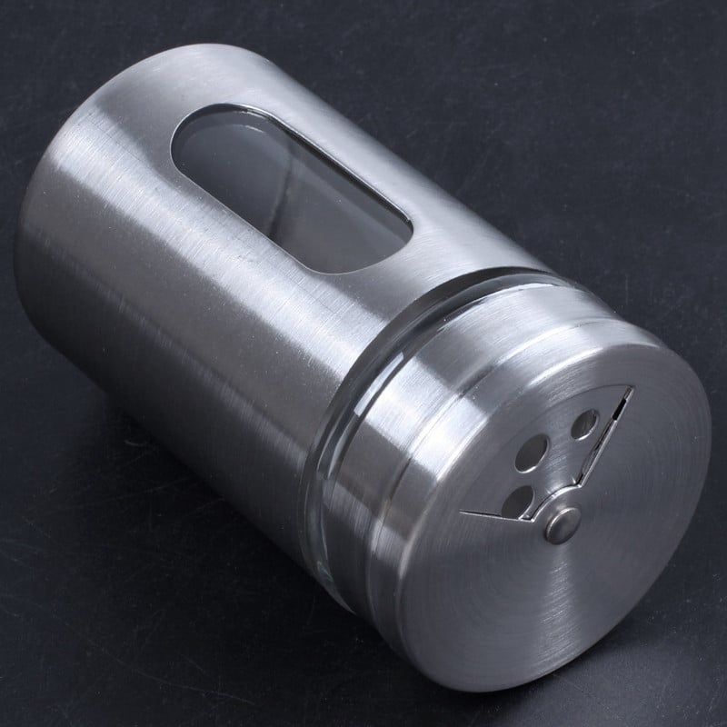 Karštas nerūdijančio plieno miltų sijotuvas kepimo cukrus druskos pipirų žolelių purtyklė stiklainis dantų krapštukas laikymo butelis