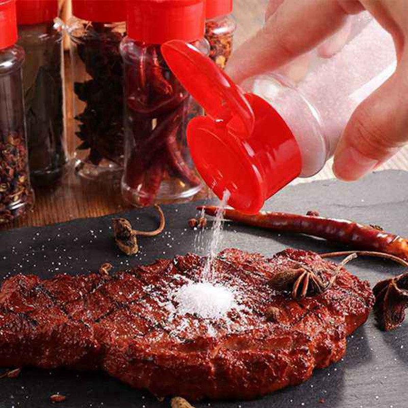 40Pcs/Set 100Ml začin Sol Papper Shakers Red Seasoning Jar Limenka Pepper Boca Začin za Roštilj Kuhinjski Gadget Alat CNIM Hot