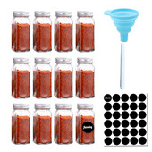 Kompleti staklenih staklenki za začine Poklopac kutije za začine Lonac za začine Boca za začine Stakleni kuhinjski pribor i materijali Kanister za sol