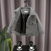 Geaca de iarna model nou pentru baieti - cu guler