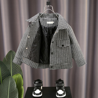 Geaca de iarna model nou pentru baieti - cu guler