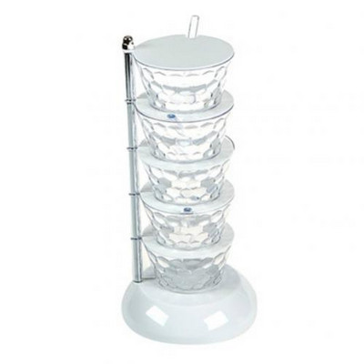 Suport rotativ de bucătărie cu mai multe niveluri, zahăr, sare, piper, condimente, cutie de depozitare pentru condimente, oală pentru condimente, borcan de condimente, accesorii de bucătărie