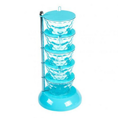 Suport rotativ de bucătărie cu mai multe niveluri, zahăr, sare, piper, condimente, cutie de depozitare pentru condimente, oală pentru condimente, borcan de condimente, accesorii de bucătărie