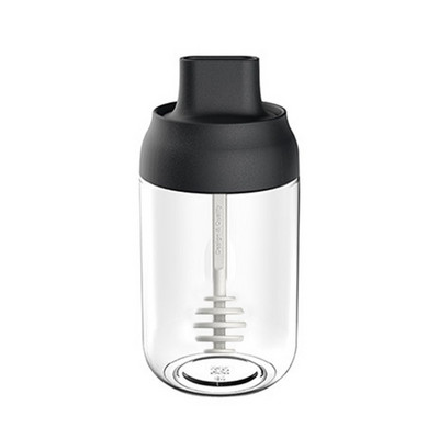 Átlátszó üveg fűszerező üveg só fűszer fűszer légmentesen záródó üveg kanállal