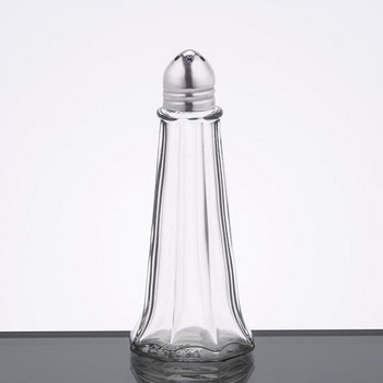 (Комплект от 2) Спринклер Бутилка за пипер Мини стъклена бутилка за подправки Сол и пипер Шейкър Маса Пореста бутилка за подправки