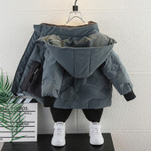 Geaca de iarna pentru baieti - cu gluga