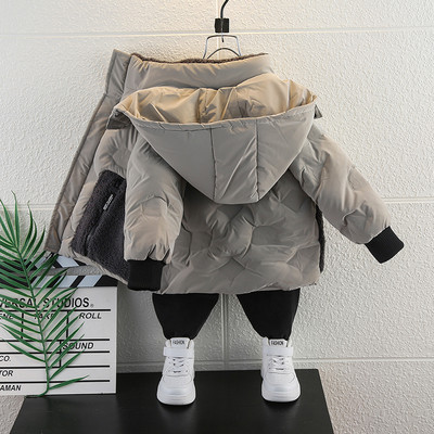 Geaca de iarna pentru baieti - cu gluga