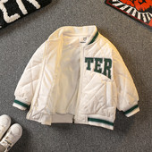 Jesenska jakna za dječake s natpisom