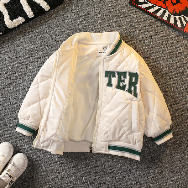 Jesenska jakna za dječake s natpisom