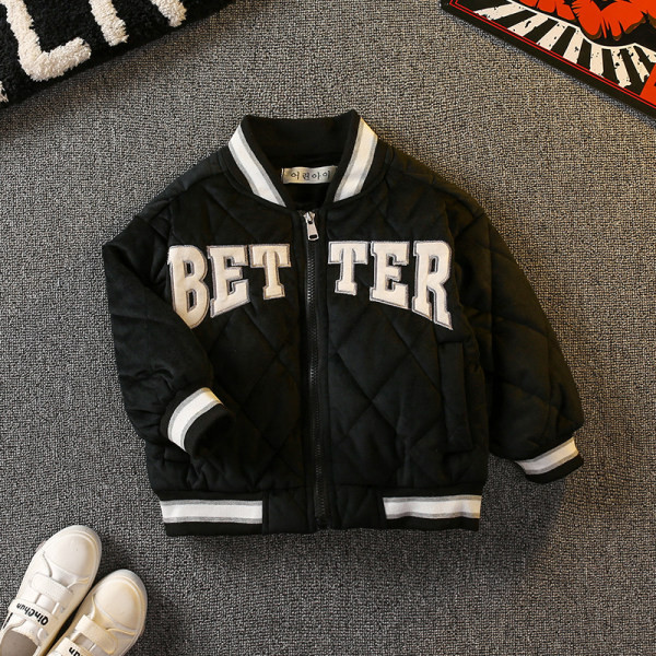 Jesenska jakna za dječake s natpisom