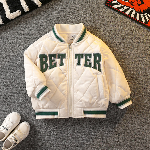 Jesenska jakna za dječake s natpisom