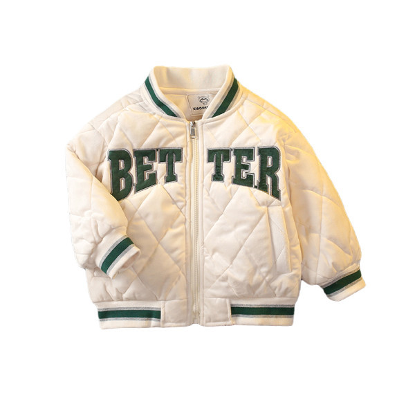 Jesenska jakna za dječake s natpisom