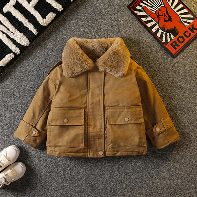 Geaca pentru copii cu captuseala si buzunar