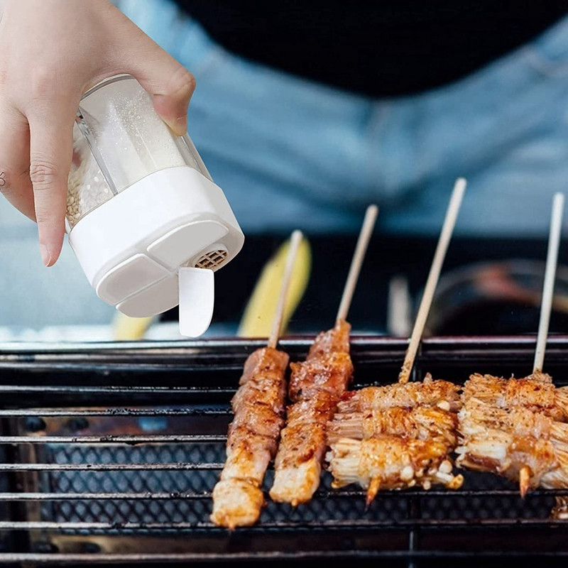 Uus maitseainekonteiner, 4 ruudustikuga maitseainešeiker, filtripurk, köögipiknikud grillrestoranis, reisisoolakast salatite küpsetamiseks