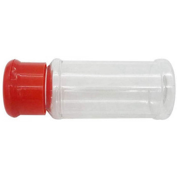 Νέο σετ 50 άδειων πλαστικών μπουκαλιών μπαχαρικών για αποθήκευση μπάρμπεκιου Καρυκεύματα αλάτι πιπέρι κ.λπ. 100Ml / 3,3Oz, κόκκινο
