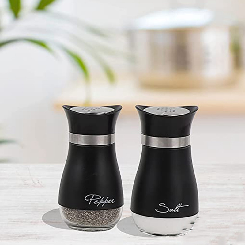 2Pcs Boca za začine od nehrđajućeg čelika Kuhinjski pribor Alati za roštilj Posuda za začine za čili MSG Boca za začine za slanu posudu