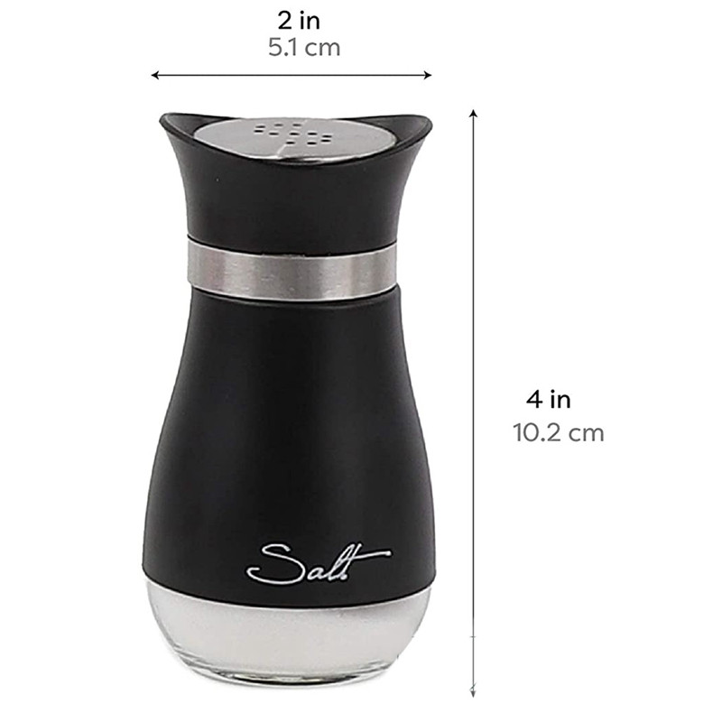 2 buc. Sticle de condiment din oțel inoxidabil Accesorii de bucătărie Instrumente pentru grătar Oală de condimente pentru chili Sticla de condimente pentru oală de sare MSG